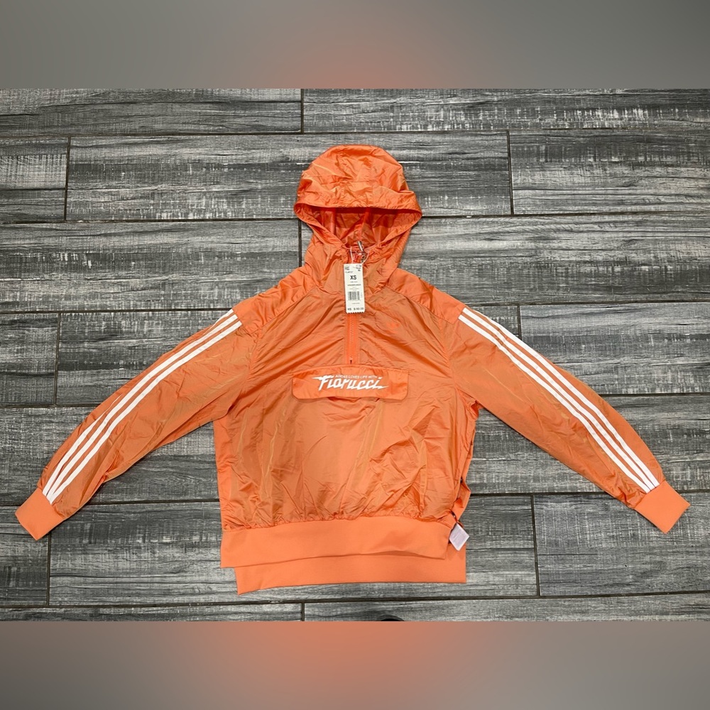 Adidas X Fiorucci windbreaker orange size xs women’s